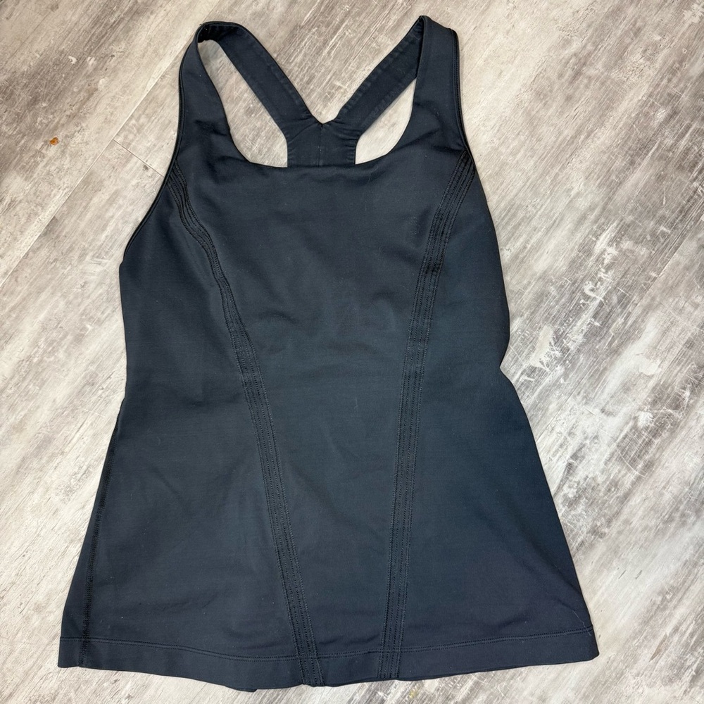 Lululemon Run: Stuff Your Bra Tank Top Sz 8 Black